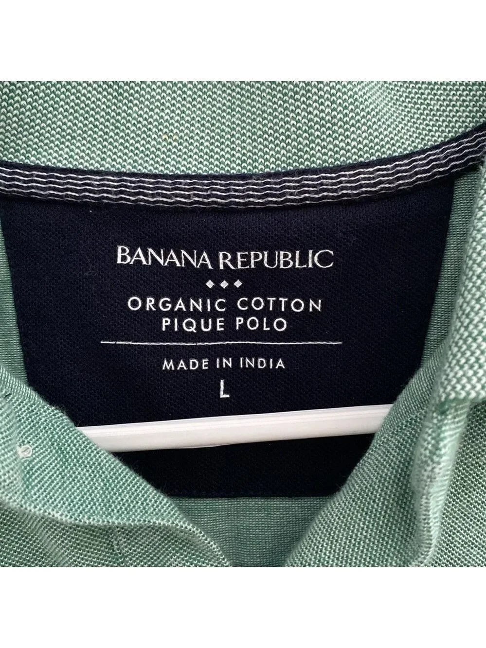 Banana Republic green polo